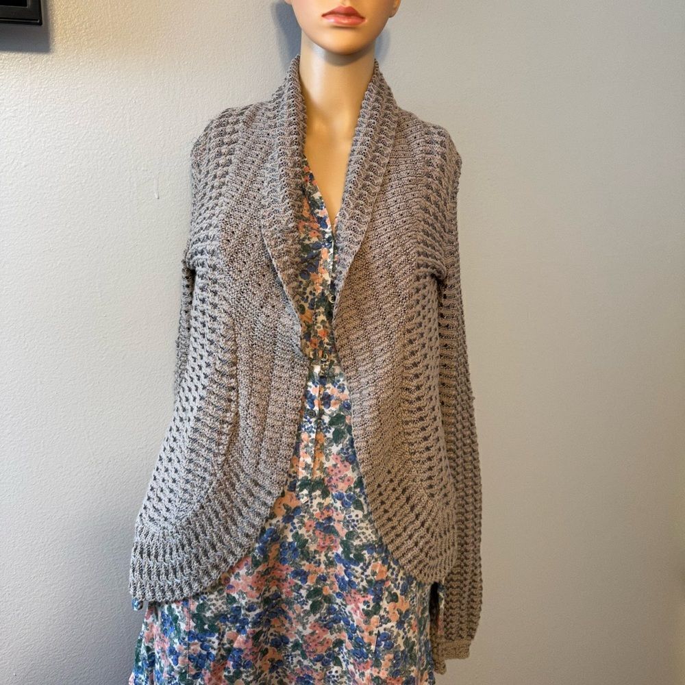 INC International Concepts Cardigan Taupey Grey Size Small
